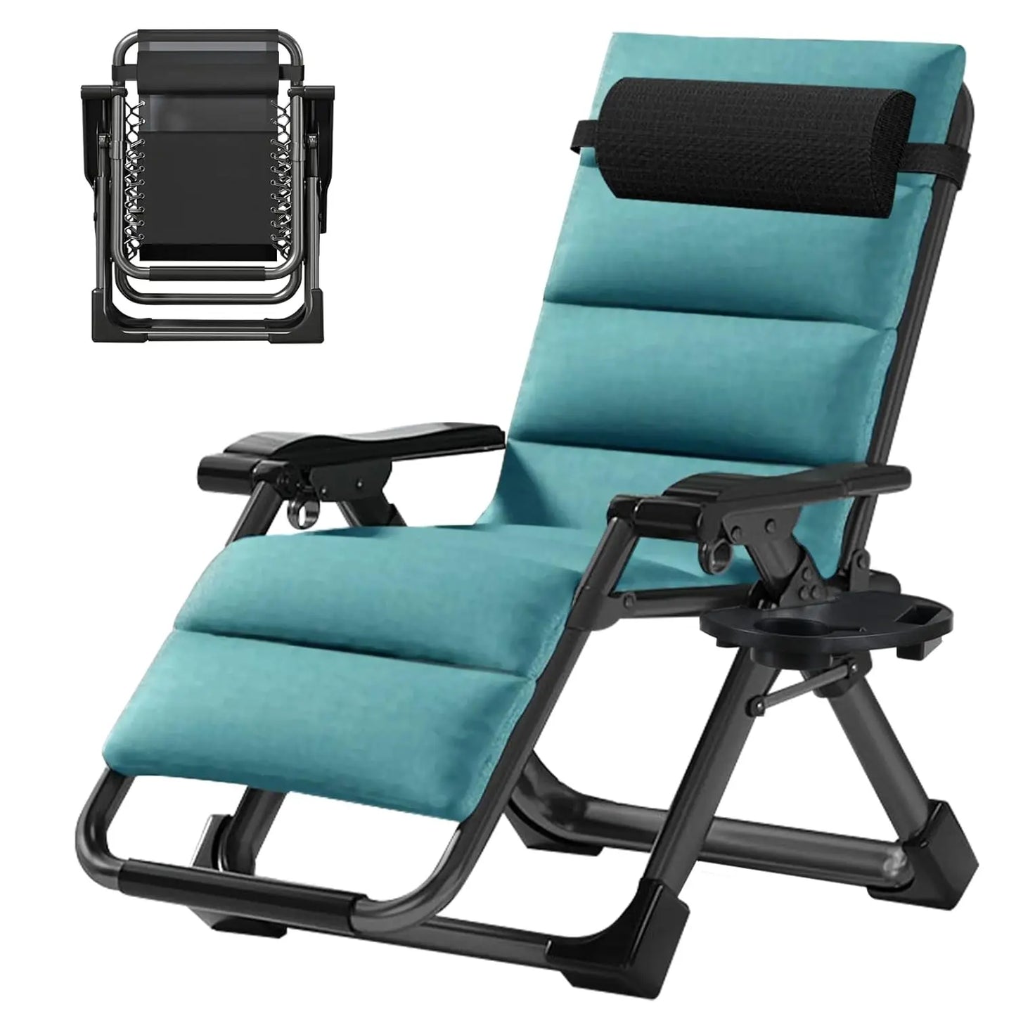 Zero Gravity Chair, Premium Outdoor Lawn Folding Adjustable Reclining Patio Chairs