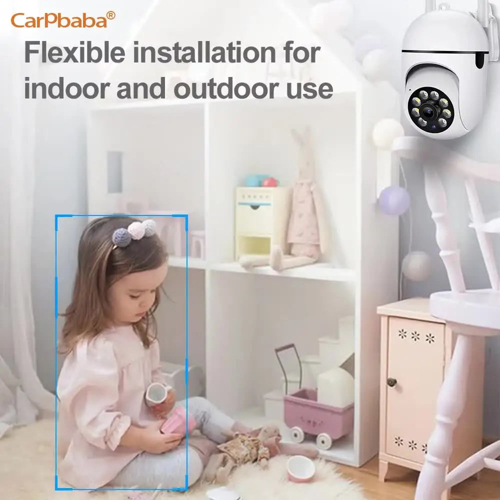 Outdoor Home Security WIFI CCTV Surveillance with Color Night Vision Wireless HD 2-Way Audio 1080P