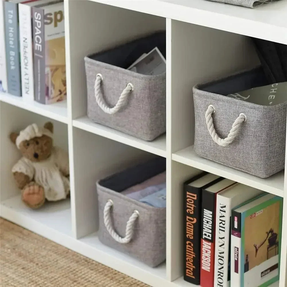 Sundries Storage organizer Laundry Basket for Toys Clothes Socks Book Organizer