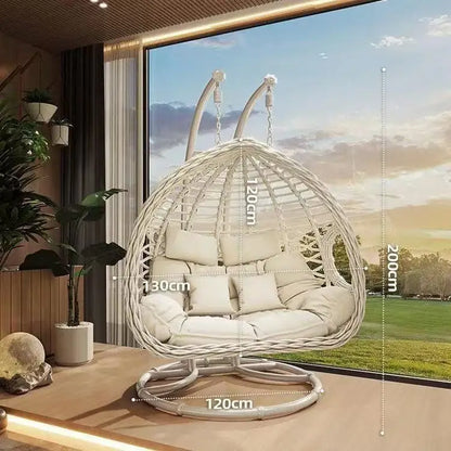 Hanging Basket Outdoor Swing Patio Double Hanging Chair
