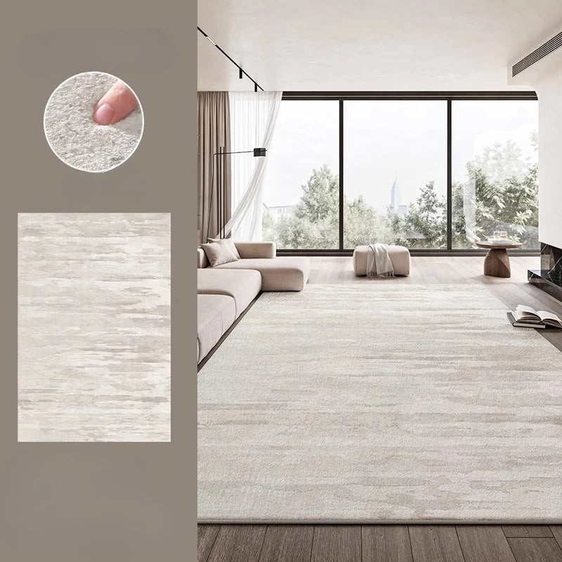 Cream Style Large Area Carpet Thick Plush Lounge Floor Mat Fluffy Soft Study Rug