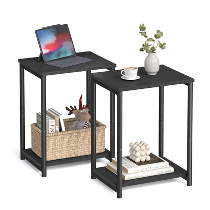 Small End Table, Nightstand for Living Room, Bedroom,
