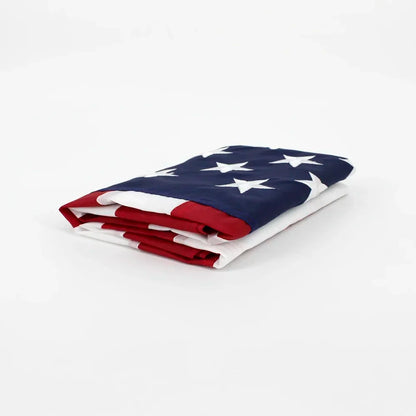 Heavy Duty US 3x5 Feet Waterproof Nylon Embroidered Stars Stripes USA American Flag Embroidery