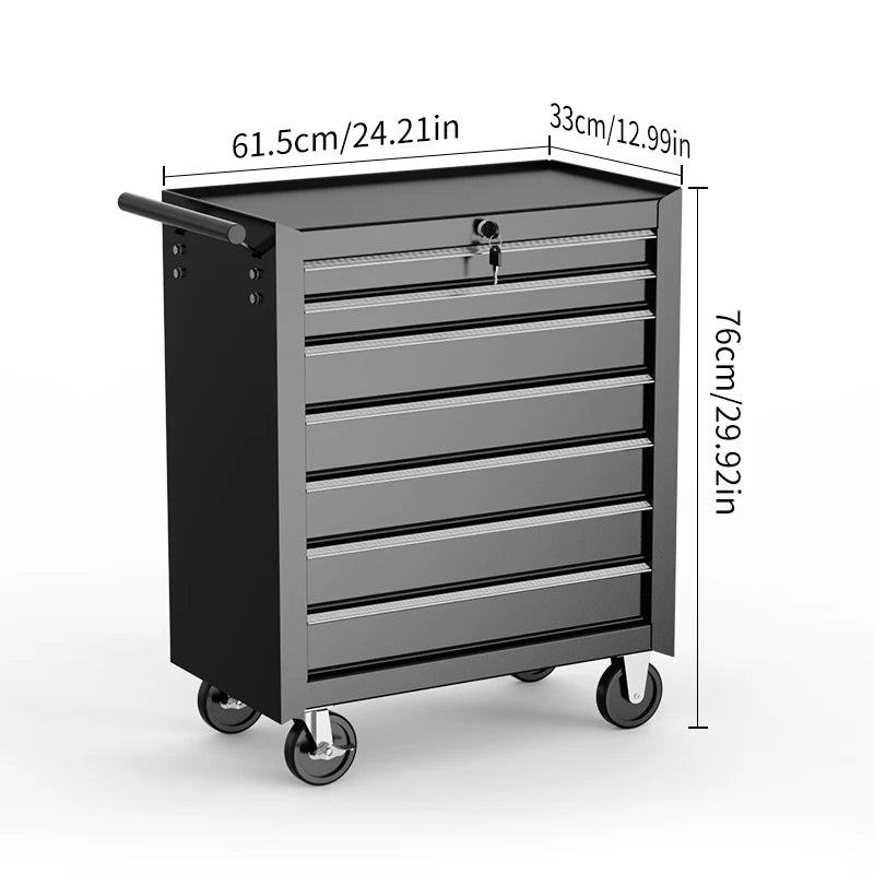 7-Drawer Tools Cabinet Simple Style Storage Tools Organizer