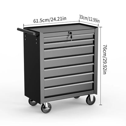 7-Drawer Tools Cabinet Simple Style Storage Tools Organizer