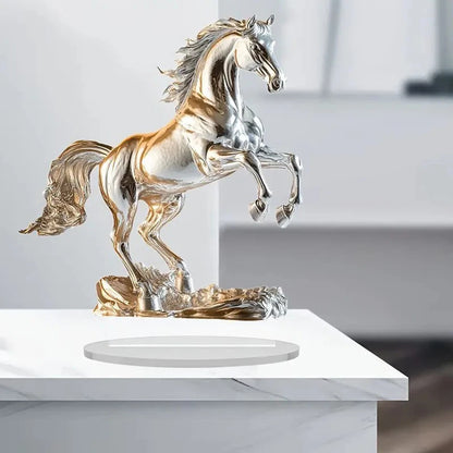 New Cross-border White Horse Acrylic Ornament