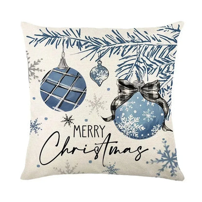 Christmas Cushion Cover Pillowcase Decorations for Home