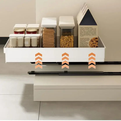 Heavy-Duty No-Drill Magic Tray Slide-Out Organizer for Cabinets