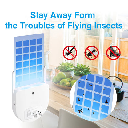 Adhesive Board Mosquito Killer Lamp, Indoor Non-toxic Adhesive Trap with Small Night Light
