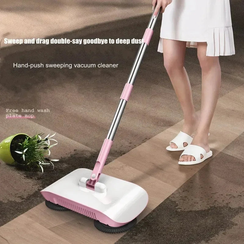 Broom Hand Push Vacuum Cleaner Floor Home Kitchen Mop Sweeping Machine Magic