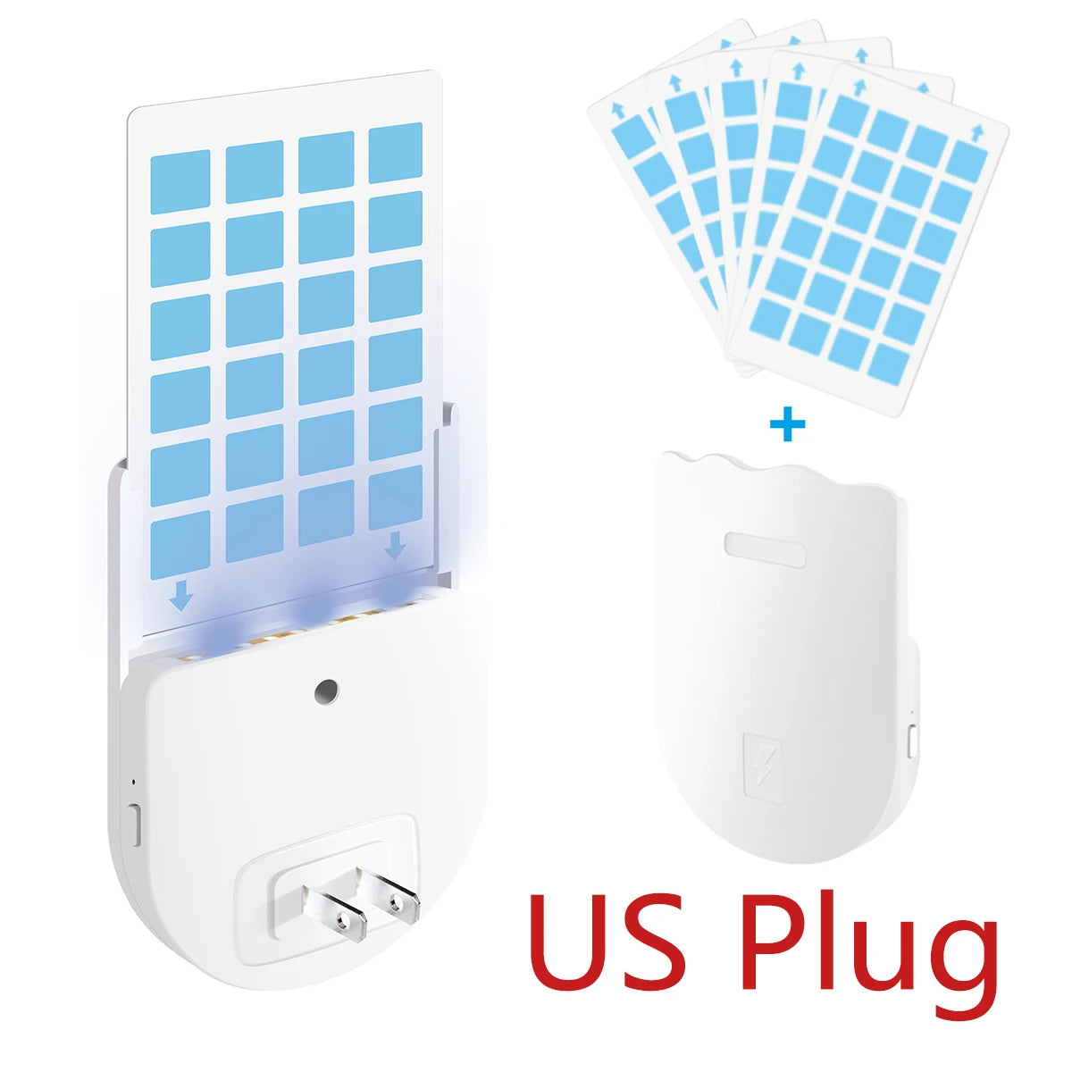 Adhesive Board Mosquito Killer Lamp, Indoor Non-toxic Adhesive Trap with Small Night Light