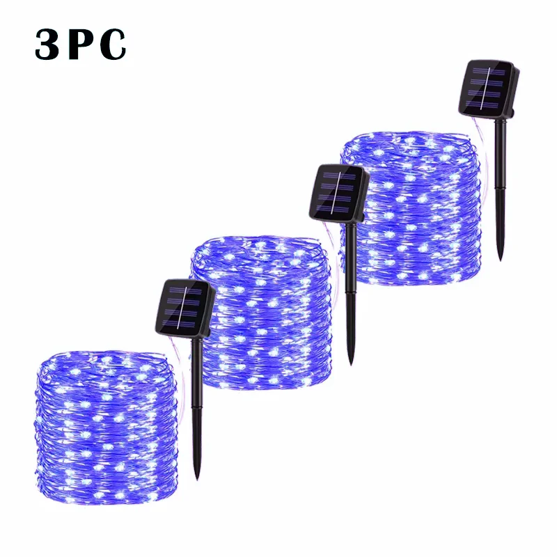 Solar LED Light Outdoor Garden Fairy Light String Led Twinkle Waterproof Light