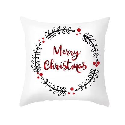 Christmas Cushion Cover Pillowcase Decorations for Home