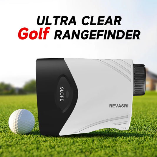 REVASRI Handheld Golf Rangefinder 6X 1000Yards Slope Mode Flag Lock Vibration, Strong Magnetic