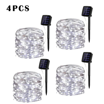 Solar LED Light Outdoor Garden Fairy Light String Led Twinkle Waterproof Light