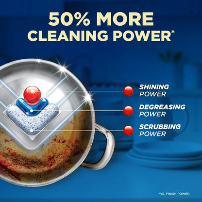 Ultimate Quantum Dishwasher Pods 50% More Cleaning Power, 11 Count
