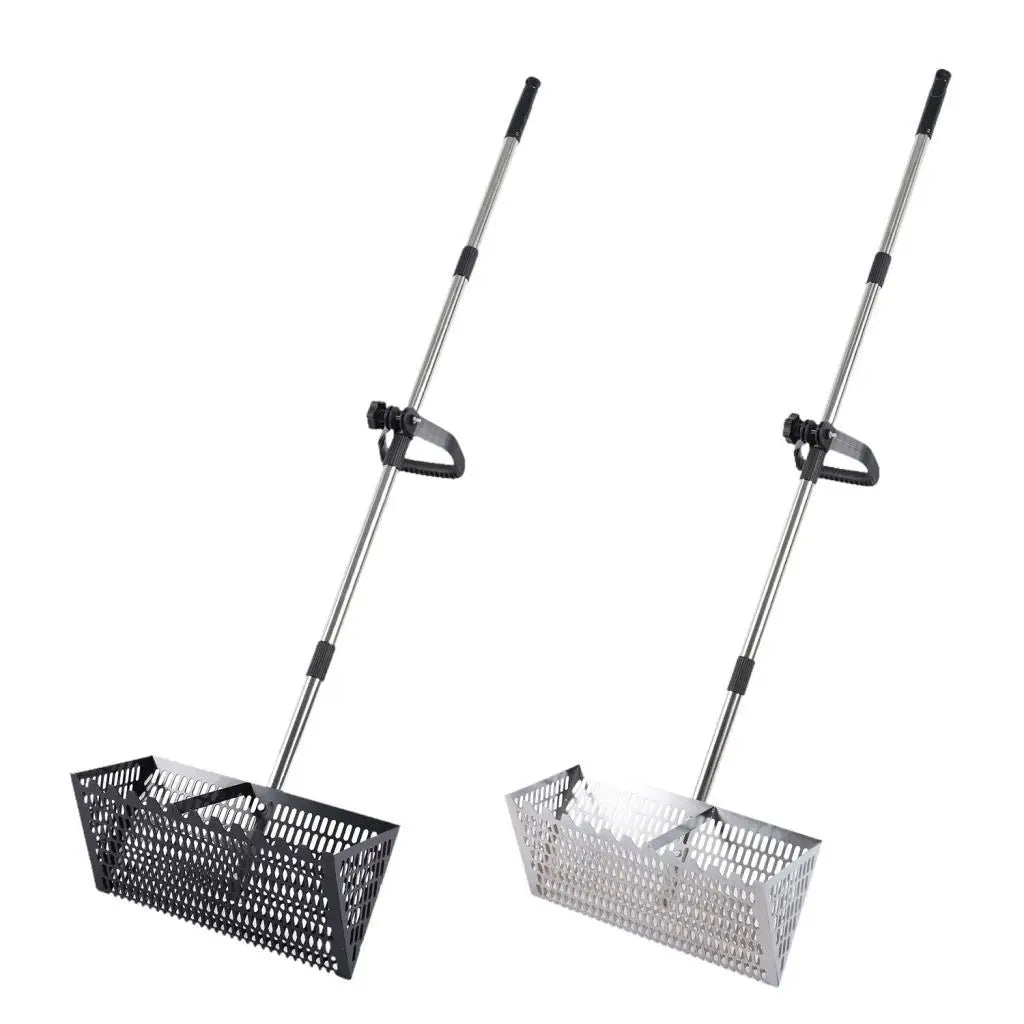 Sand Sift Rake Handheld Beach Mesh Shovel Ergonomic Sharp Tooth Sifter for Gardening Soil