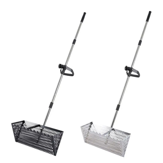 Sand Sift Rake Handheld Beach Mesh Shovel Ergonomic Sharp Tooth Sifter for Gardening Soil