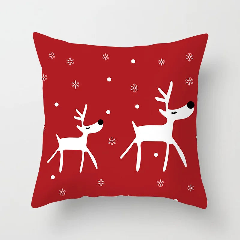Christmas Cushion Cover Pillowcase Decorations for Home