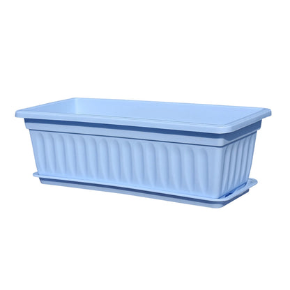 Rectangular Plastic Planter Multi-Color Gardening Container for Vegetables Herbs and Flowers