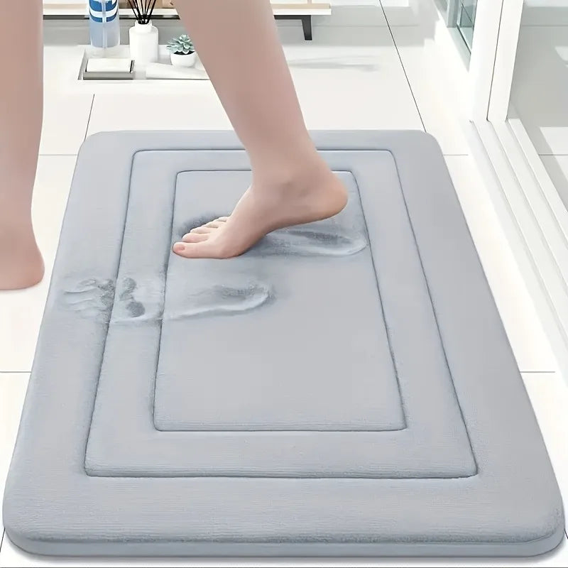 1pc Absorbent Non-Slip Bathmat | Comfortable Standing Pad