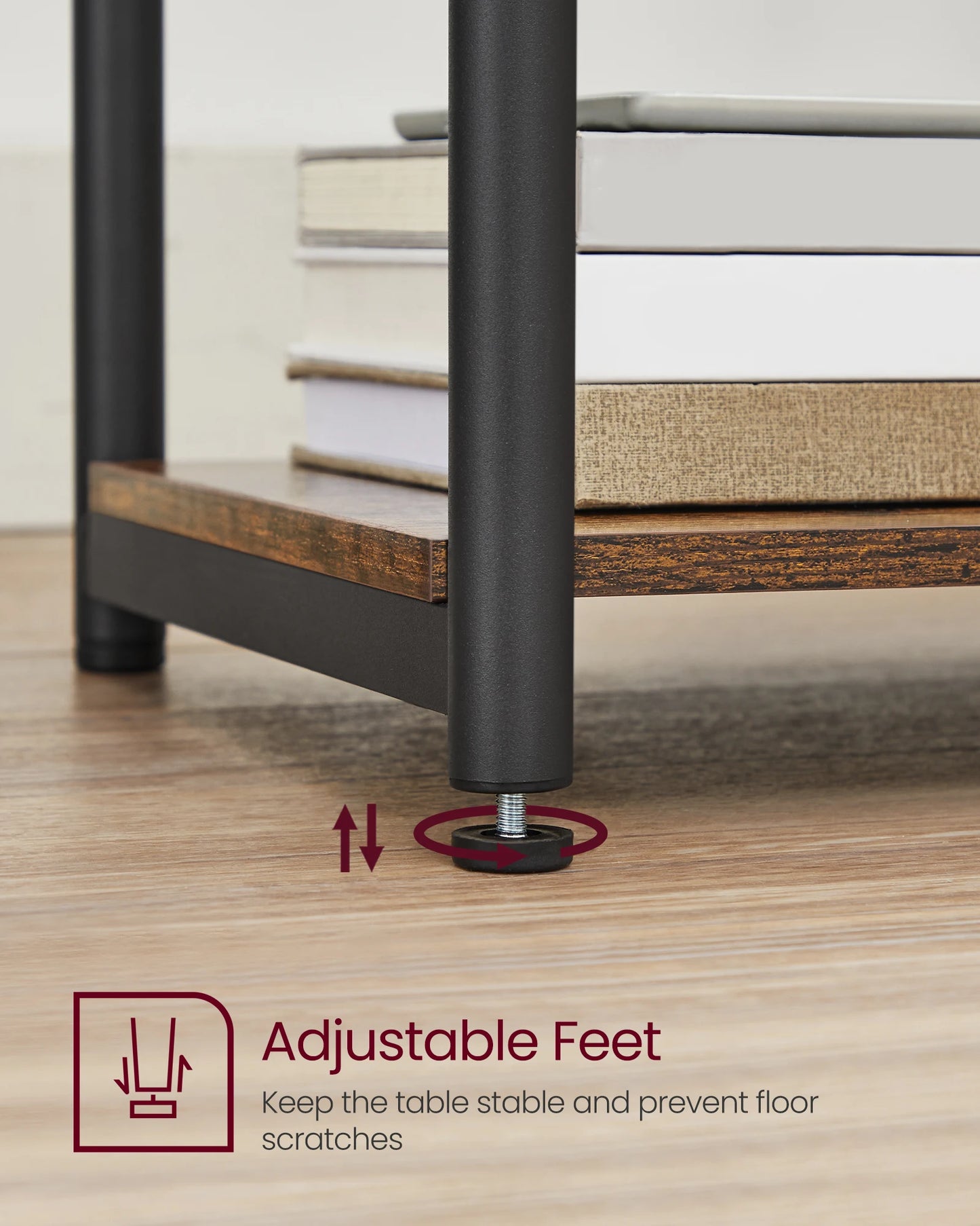 Small End Table, Nightstand for Living Room, Bedroom,
