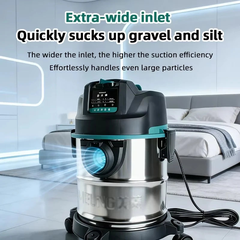 High-Power Vacuum Cleaner for Car Home Commercial Use Wet And Dry Large Shop Vacuum Bucket