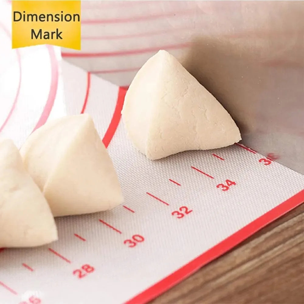 1PCS Silicone Baking Mat Kneading Pad Dough Mat Kitchen Cooking Grill Non-Stick Gadgets Bakeware