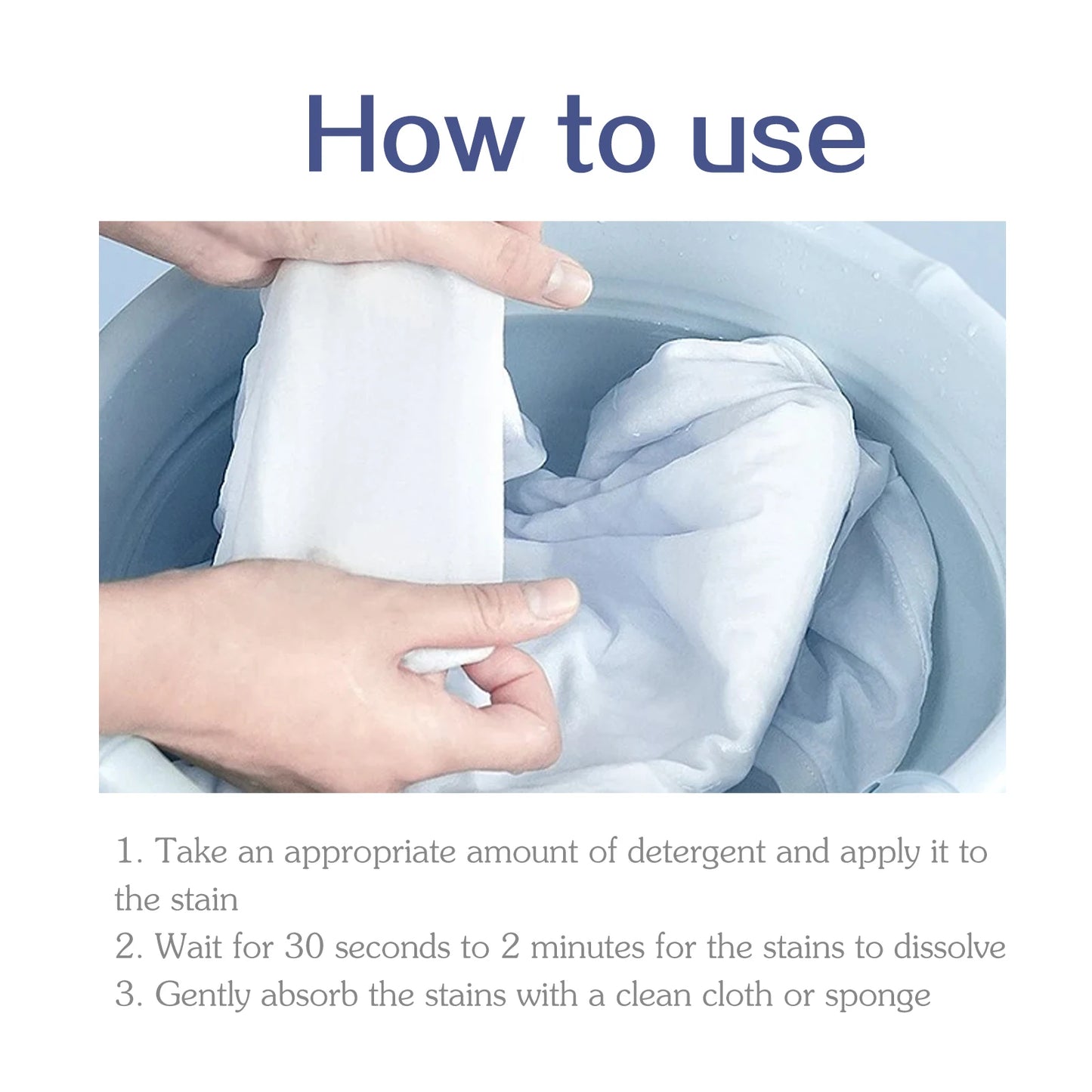 120ml Laundry Stain Remover Portable Active Enzyme Cleaning Agent