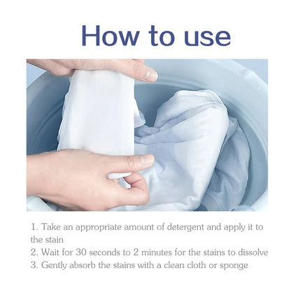 120ml Laundry Stain Remover Portable Active Enzyme Cleaning Agent