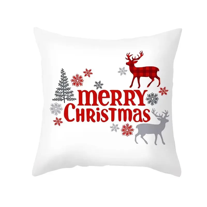 Christmas Cushion Cover Pillowcase Decorations for Home