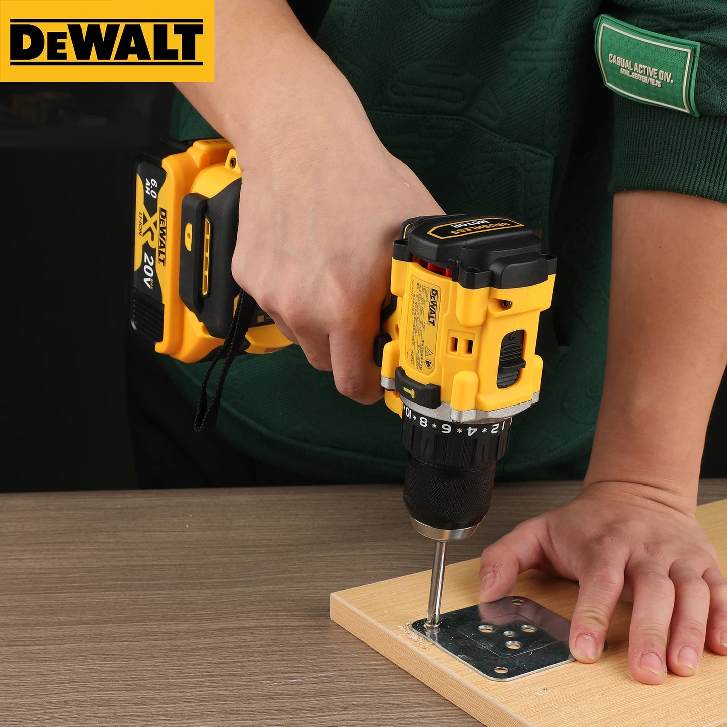 DEWALT Power Tools Brushless Impact Drill Cordless Electric Screwdriver Multi-Function Hand Drill