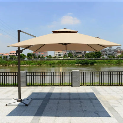 Outdoor Parasol Beach Pool Umbrella Courtyard Large Umbrell