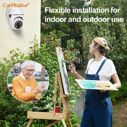 Outdoor Home Security WIFI CCTV Surveillance with Color Night Vision Wireless HD 2-Way Audio 1080P