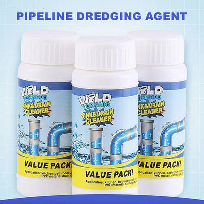 Powerful Sink and Drain Cleaner Fast Acting Portable Powder Cleaning