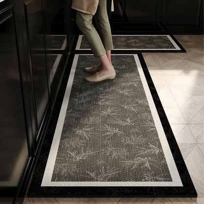 Kitchen Floor Rug Diatomite Anti-Slip Oil-Proof Water-Absorbing, Dirt-Resistant