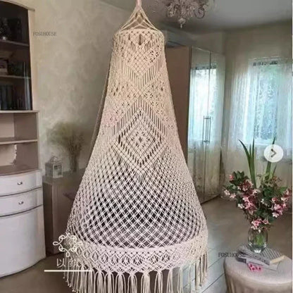 Large Hanging Basket Double Hammock Lazy Chair