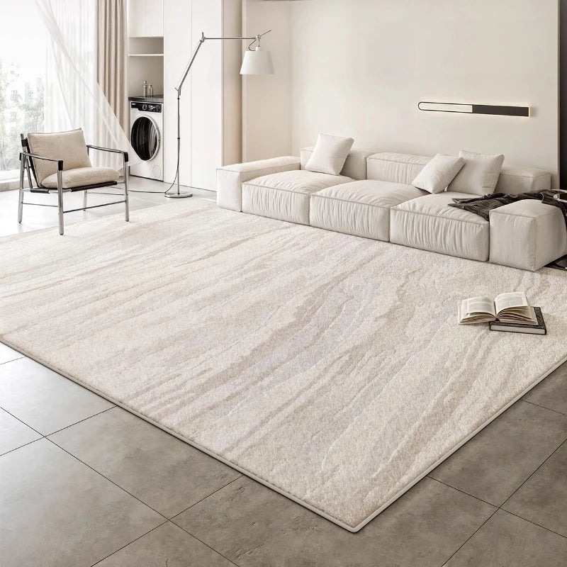 Cream Style Large Area Carpet Thick Plush Lounge Floor Mat Fluffy Soft Study Rug