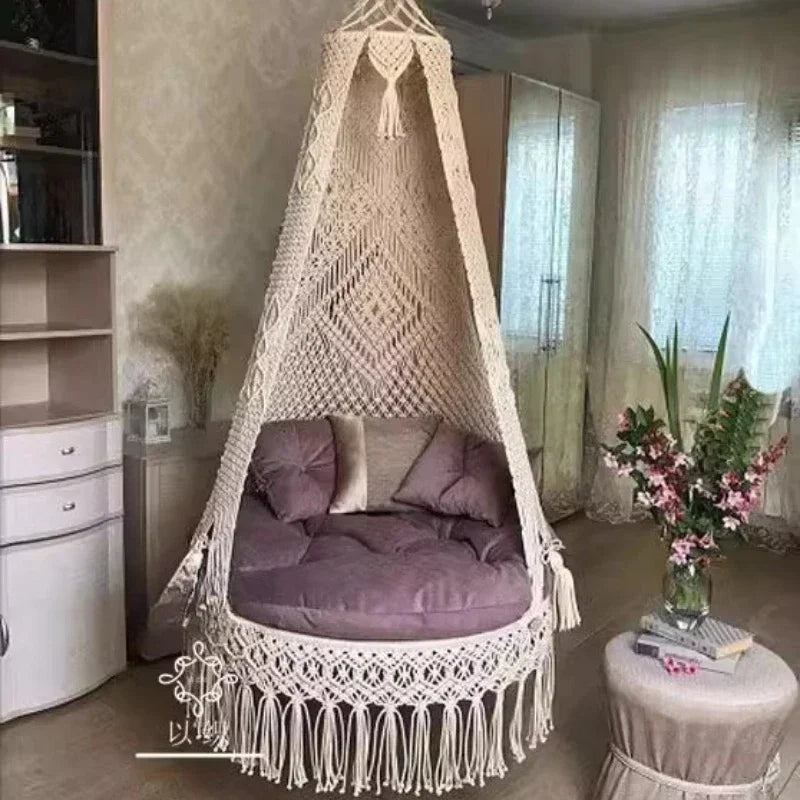 Large Hanging Basket Double Hammock Lazy Chair