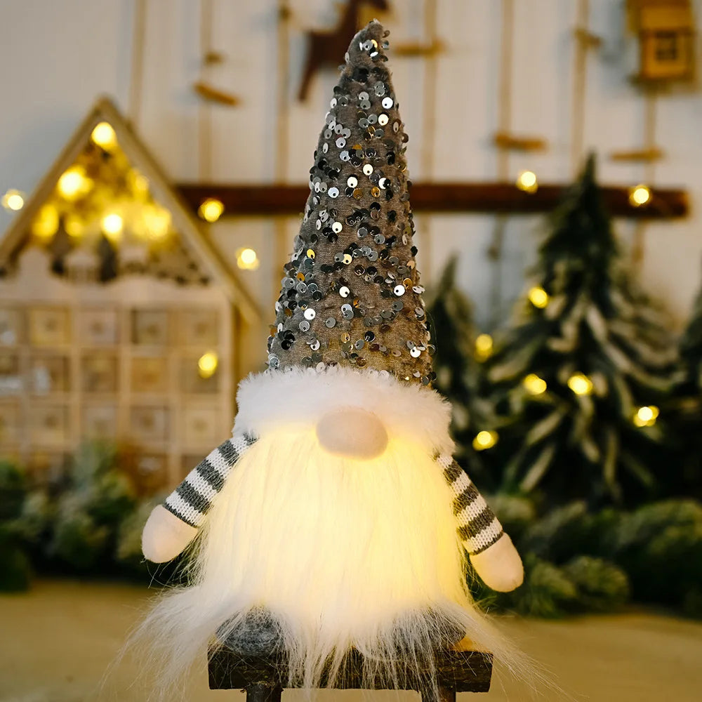 Glowing Gnome Christmas Faceless Plush Dolls