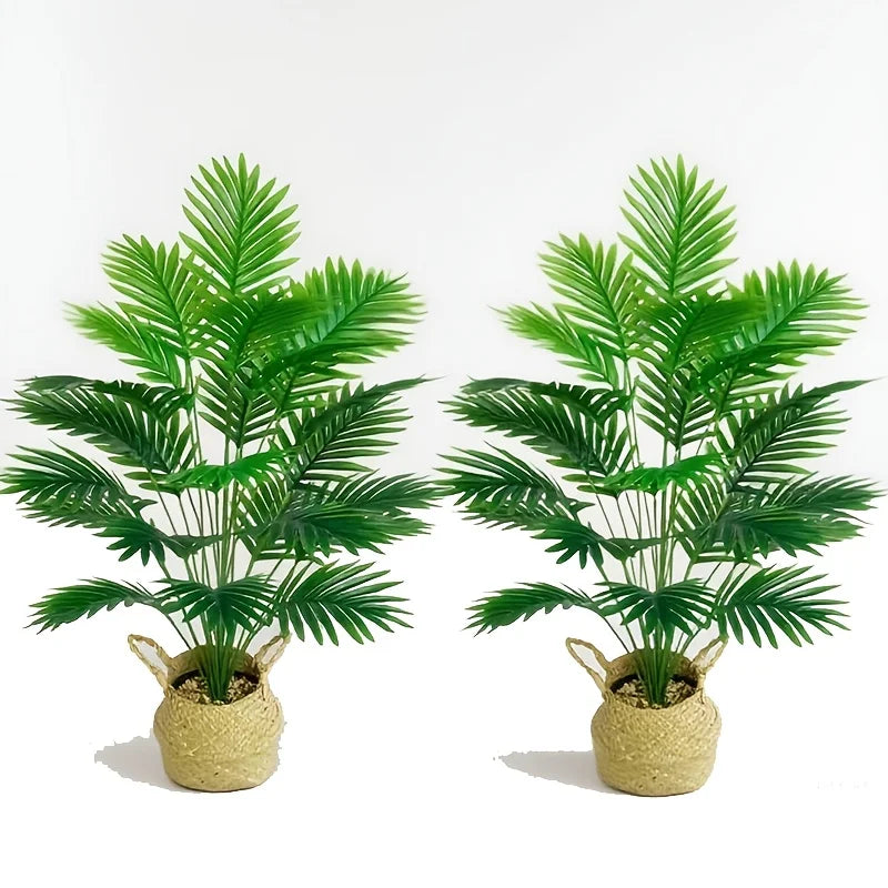 2pcs Large Outdoor Artificial Pineapple Palm Trees