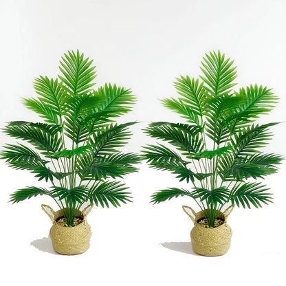 2pcs Large Outdoor Artificial Pineapple Palm Trees