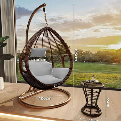 Hanging Basket Outdoor Swing Patio Double Hanging Chair