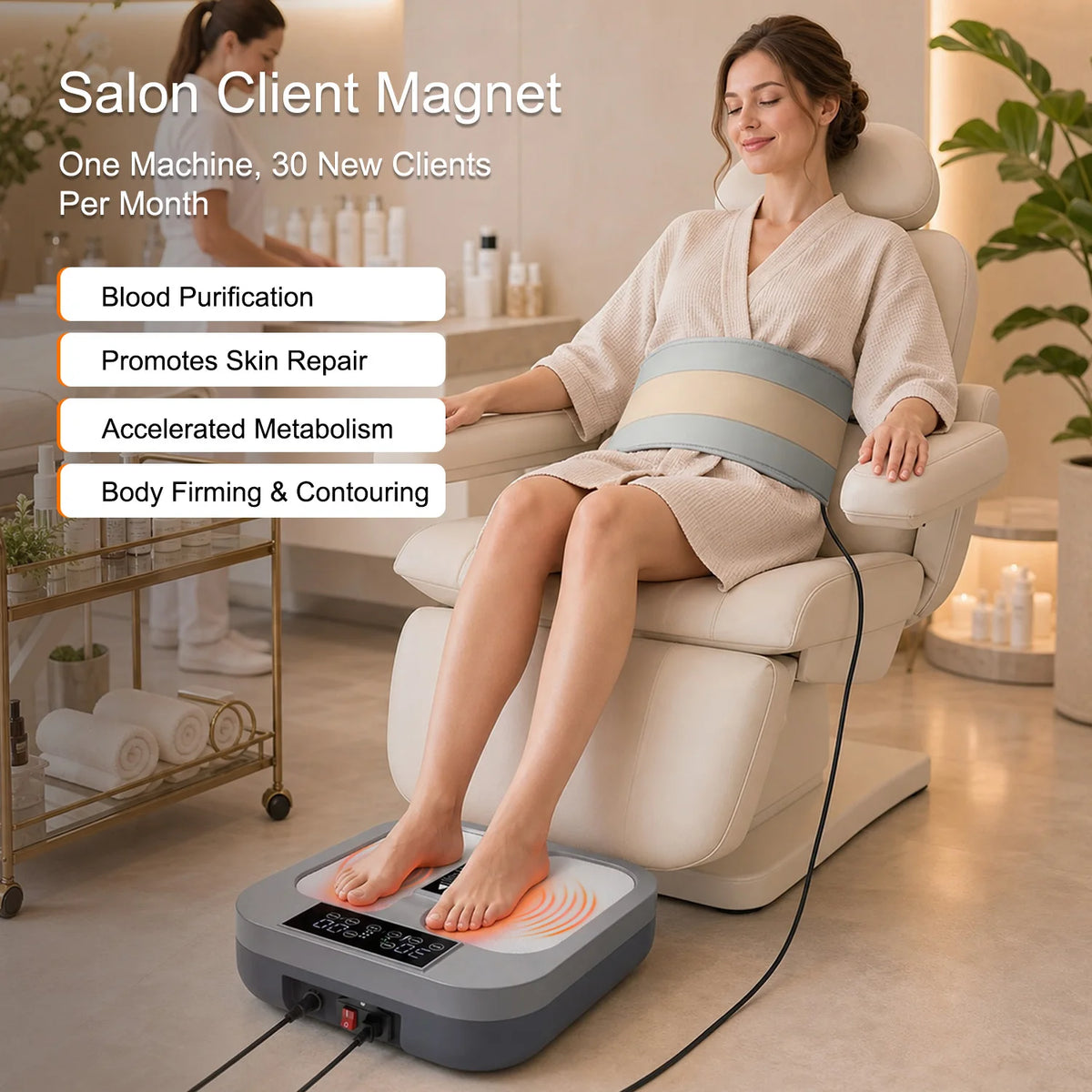 Oly life Tera P90 Plus Bioresonance Pemf Therapy Terahertz Foot Massager