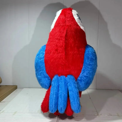 Inflatable Parrot Mascot Costume Adults Cartoon Doll Halloween Carnival Animal Cosplay Party