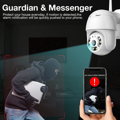 V380 pro 8MP 4K Wi-Fi Camera Outdoor Home Security IP Smart Monitor Video Full Color Night Vision