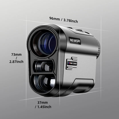 Golf Rangefinder, 6x Magnification, Flag-Lock Vibration, and Slope-Compensated Distance Function