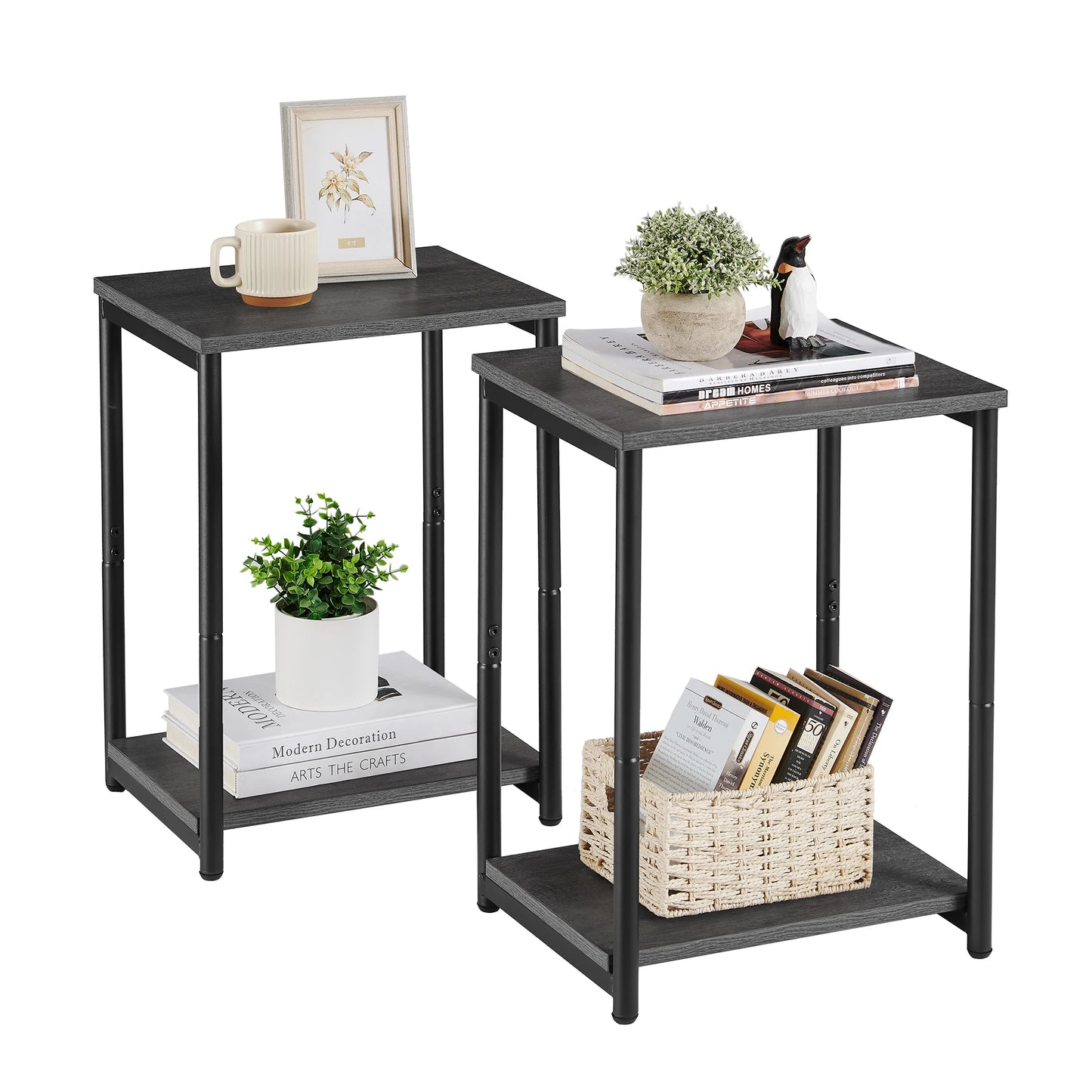 Small End Table, Nightstand for Living Room, Bedroom,