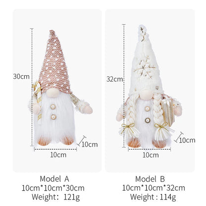 Glowing Gnome Christmas Faceless Plush Dolls