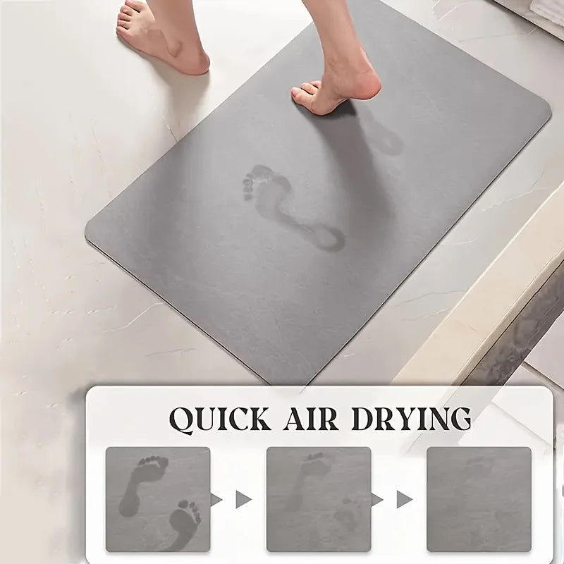Long strip kitchen floor mat diatomaceous earth non-slip absorbent mat square entrance mat